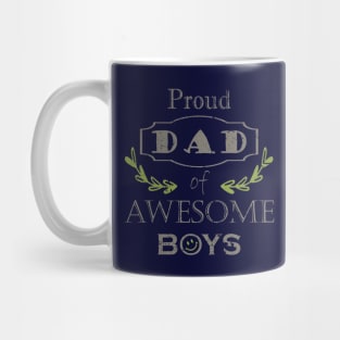 Proud Dad of Boys Mug